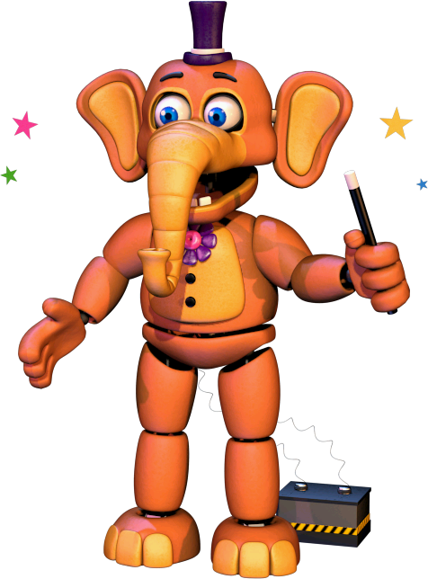 FNAF Five Nights At Freddy´s Orville elephant 9 animatronics