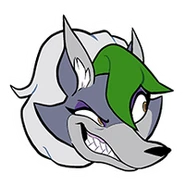 A sticker of Roxanne Wolf's head.