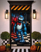 Halloween door cover.