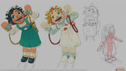 Dollie concept artwork, showing an alternative color palette of Dollie.