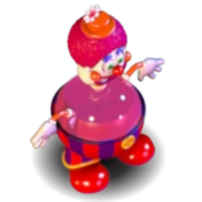 Fruit Punch Clown as he is placed on the left.