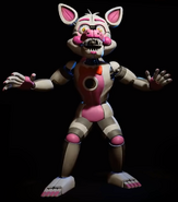 Funtime Foxy in the gallery (front).