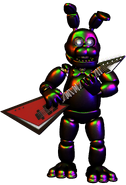 Render 3D Neon Bonnie'go