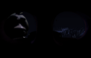 Chica looking at the player in the cutscene.