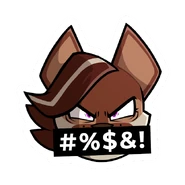 Swearing Saffron sticker.