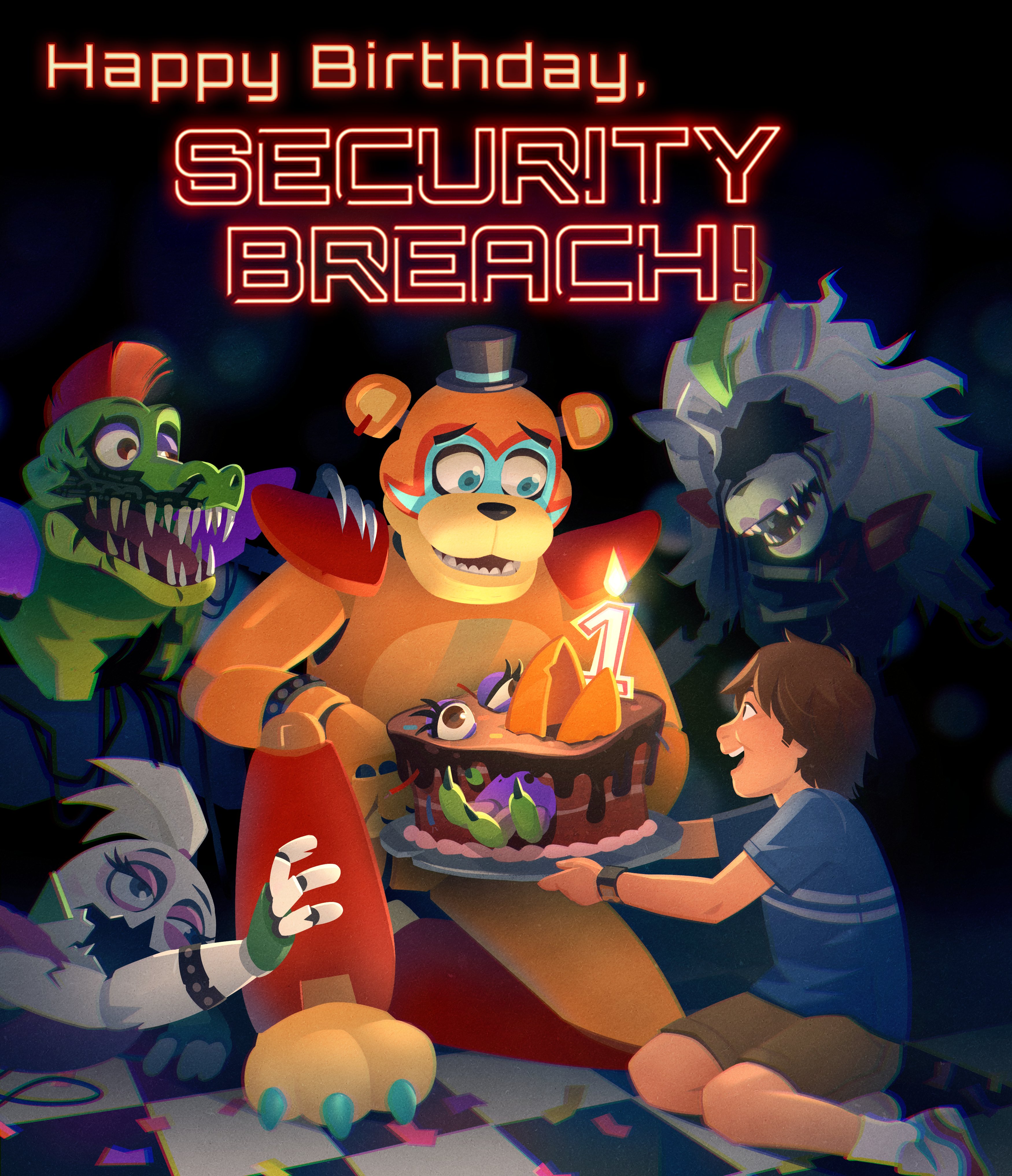 FNAF, Happy 1 Year Anniversary!