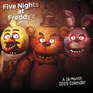 Chica in the 2019 Calendar.