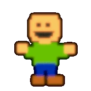 Kid standing.