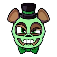 Skeleton Popgoes sticker.