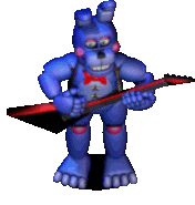 Rockstar Bonnie on-stage from the mobile port, animated.