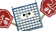 A frame of No. 1 Crate's jumpscare.