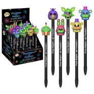 A Chica and Cupcake Pen Topper in a set 6 but in their blacklight variants.