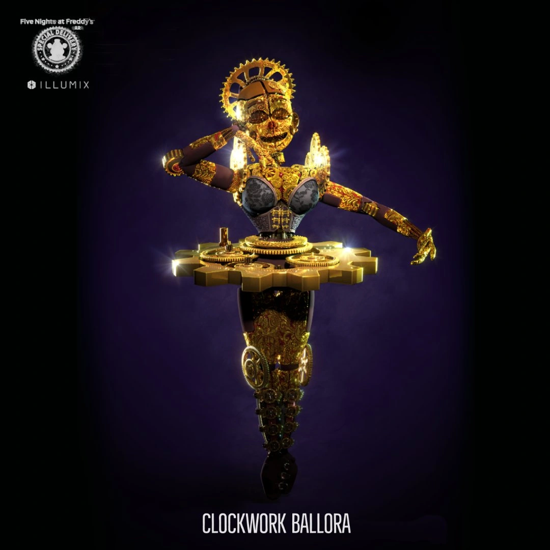 Clockwork Ballora Freddy Fazbear's Pizza Wiki Fandom