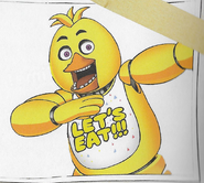 Dabbing Chica in the Survival Logbook.