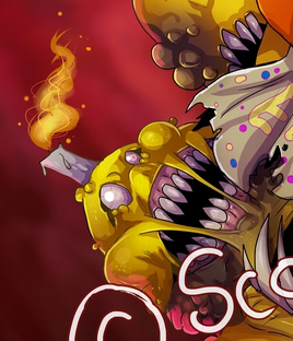 Twisted Golden Cupcake