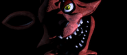 Withered Foxy w tle minigry "Foxy.exe", w pierwszej części.