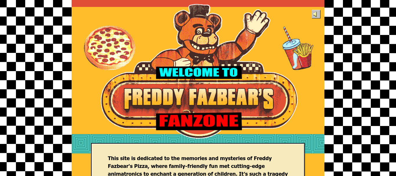 Freddy Fazbear's Pizza Official Website