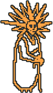 Sun sprite from the ending of Moon.EXE.