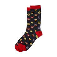 Sanshee character pixel crew socks.