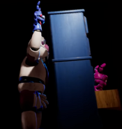 Funtime Freddy in the gallery (side).