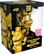 Gold Chrome Freddy Yootooz Figure.