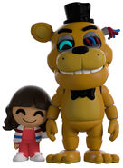 Abby and Golden Freddy Youtooz figure.