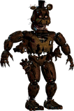 Nightmare Freddy with Freddles