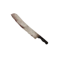 "Wireframe Knife" weapon cosmetic icon. Even his weapon of choice was corrupted by untold errors.