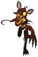 Grimm Foxy's render in the Five Nights at Freddy's Official Character Encyclopedia.