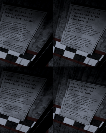 The Missing Children Incident Five Nights At Freddy S Wiki Fandom