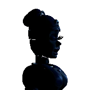 Ballora being scooped, animated.