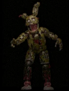 Animación de Springtrap en modo haywire.