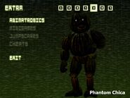 Phantom Chica on the Extra menu.