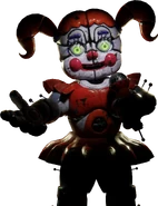 FNaF AR - Circus Baby - Loadscreen.png (1,58 MB) Render de Circus Baby en la pantalla de carga.