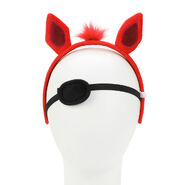 Headband and eye patch cosplay set.