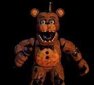 Withered Freddy official render for merchandise.