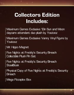 Five Night's at Freddy's: Security Breach - Collector's Edition (Xbox