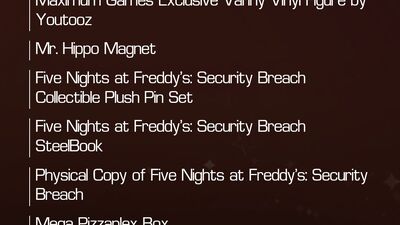 Five Nights at Freddy's Security Breach Collector's Edition XBOX Series X  NEW