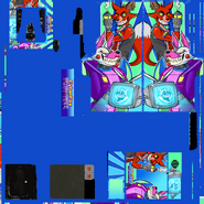 CyberFox VS MechaMangle arcade cabinet texture.