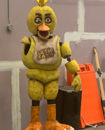 Chica's suit outside of the set.