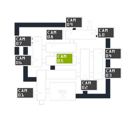 FNAF 1 Camera Map