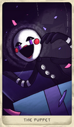 The Puppet's collector card from it's Hex plushie.