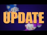 A video announcing an update post on Game Jolt.