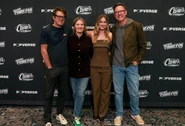 Emma Tammi with Jason Blum, Elizabeth Lail, and Matthew Lillard at New York Comic Con.