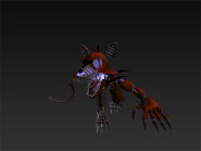 Grimm Foxy leaving Pirate Cove, animated.