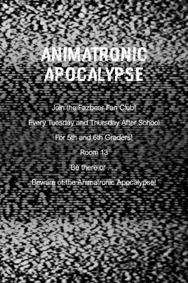 AnimatronicApocalypseTitlePage