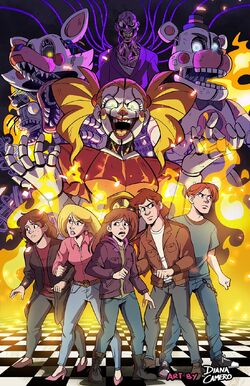All FNAF Graphic Novel artists, their personal art and Colorists. : r/fivenightsatfreddys