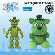 Funko Shamrock Freddy Plush and Action Figure Promo image