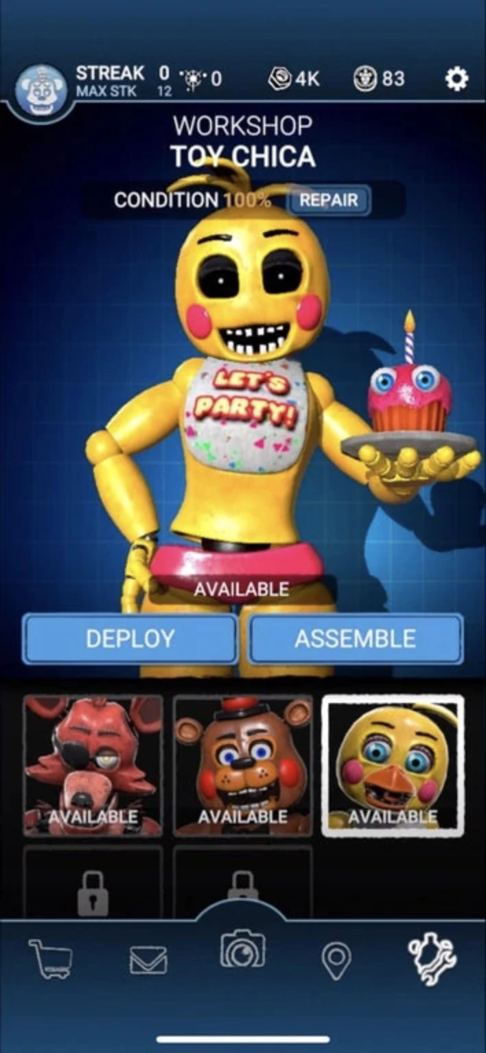 Toy Chica (UCN), Five Nights at Freddy's Wiki