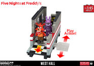 Foxy in the West Hall McFarlane Construction Set.